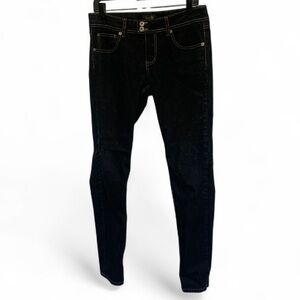 Y2K Angels Dark Wash Low Rise Jeans